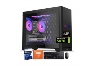 레노버 레지옹 타워 5 게이밍 데스크톱 컴퓨터, AMD 라이젠 7 7700X(기본 4.5GHz, 최대 5.4GHz), NVIDIA RTX 5070 12GB GDDR7, 64GB